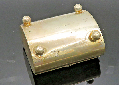 A. KUHN GERMANY 830 Silver Vintage Antique Large Jewelry Trinket Box  TR2890