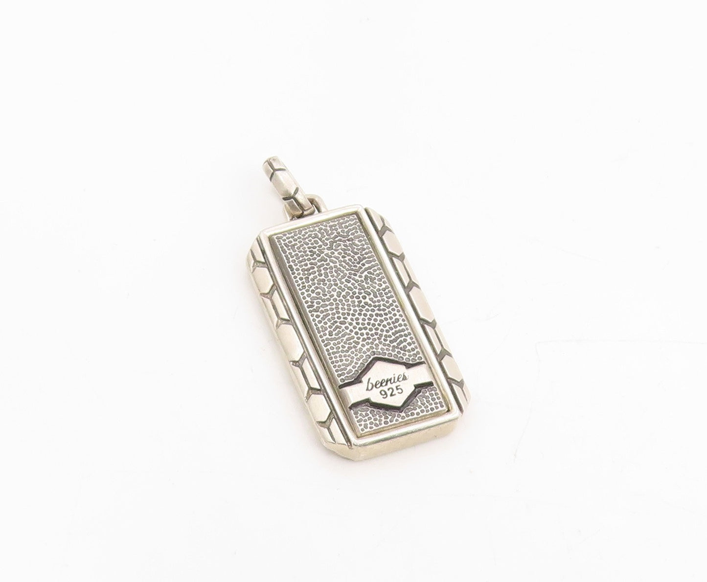 925 Sterling Silver Vintage Pendant Carved Basket Ball Player Charm  PT25314