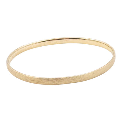 NAPIER 925 Sterling Silver  Vintage Minimalist Oval Bangle Bracelet  BT8177