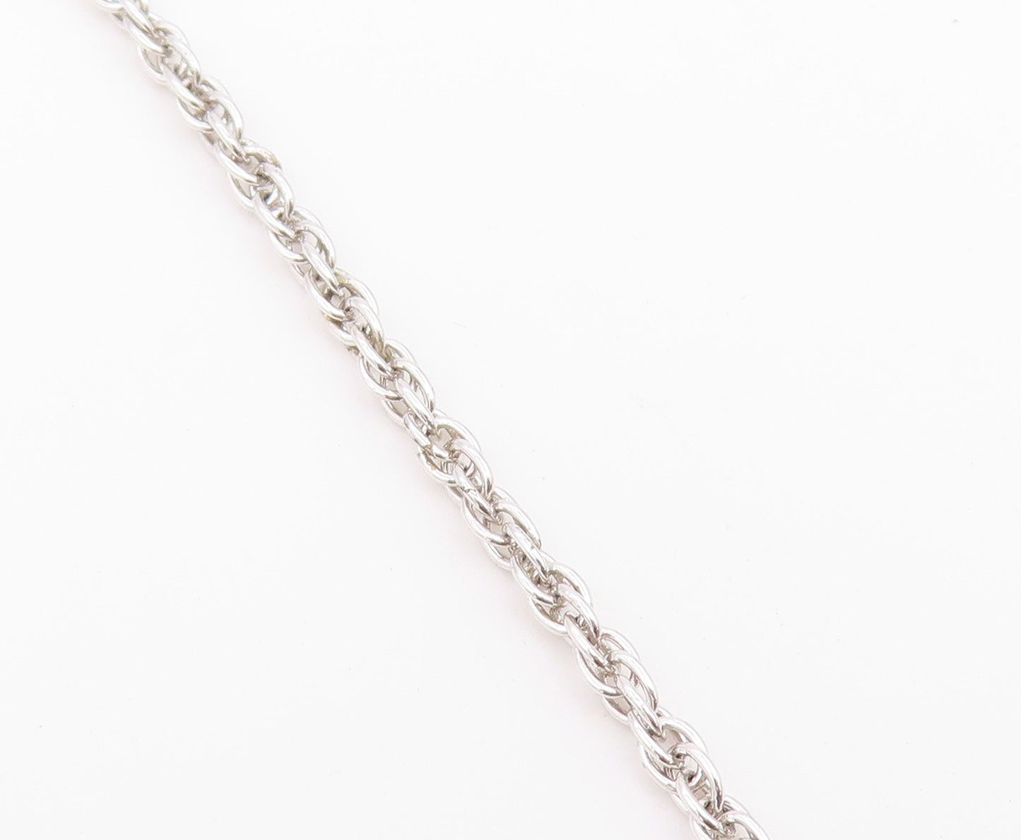 925 Sterling Silver Vintage Necklace Multi Gemstone Elegant Floral Chain  NE4897