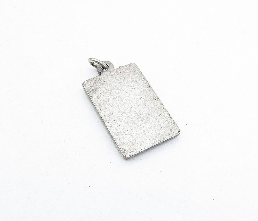 925 Sterling Silver Vintage Petite Las Vegas Playing Card Pendant PT2869