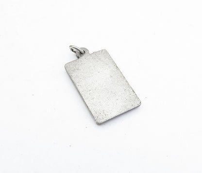 925 Sterling Silver Vintage Petite Las Vegas Playing Card Pendant PT2869