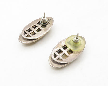 BARSE 925 Sterling Silver  Vintage Cabochon Cut Jasper Drop Earrings  EG6720