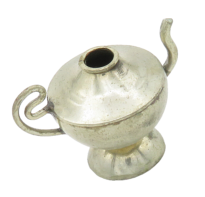 925 Sterling Silver  Vintage Petite Smooth Tea Pot Kettle Trinket  TR2155