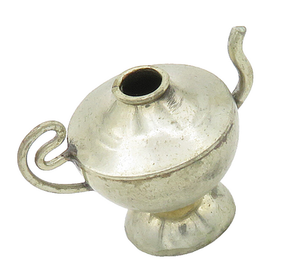 925 Sterling Silver  Vintage Petite Smooth Tea Pot Kettle Trinket  TR2155