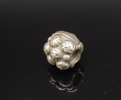 925 Sterling Silver  Vintage Family Love Happy Faces Charm Pendant  PT21779