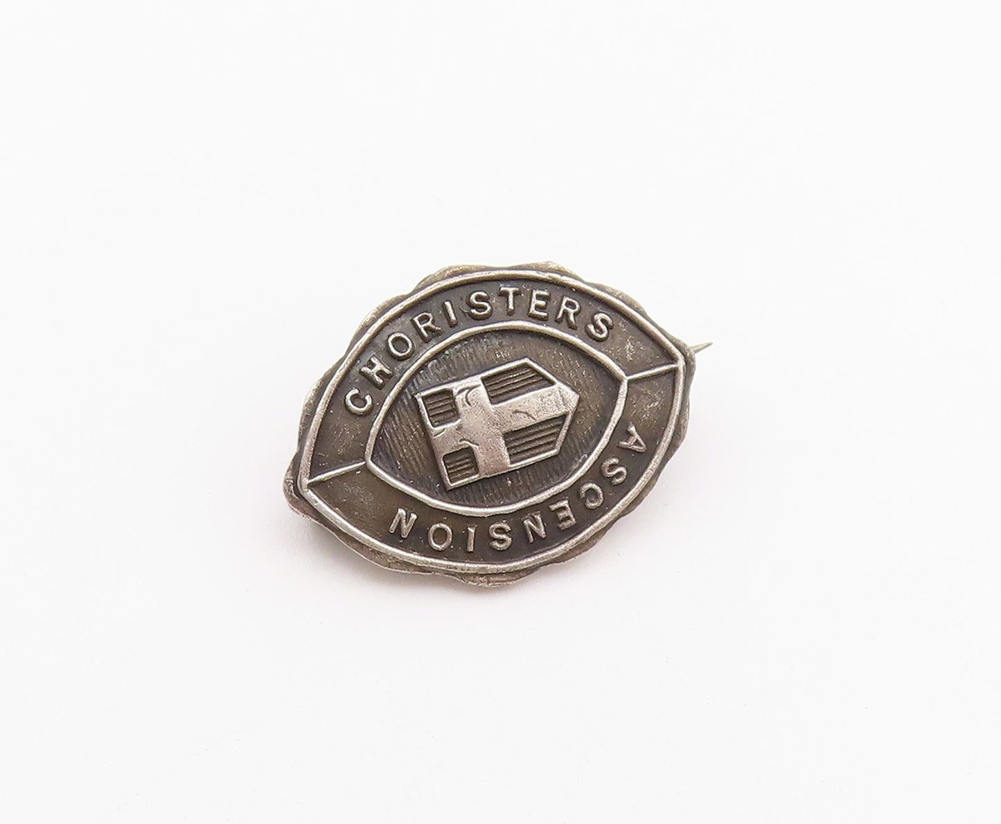 925 Sterling Silver  Vintage Antique Choristers Ascension Brooch Pin  BP8662