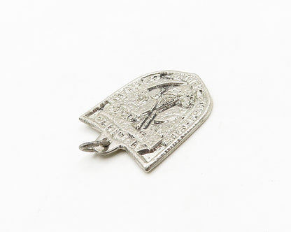 925 Sterling Silver  Vintage Apollo X Spacecraft 1969 Pendant  PT15511