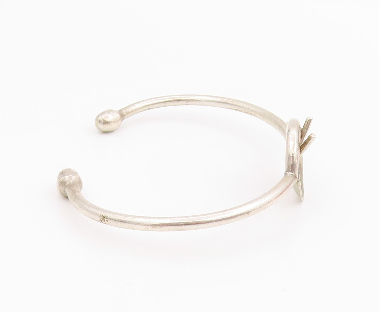 925 Sterling Silver Vintage Bracelet CHRIS ANDERSON Musical Drum Cuff  BT11951