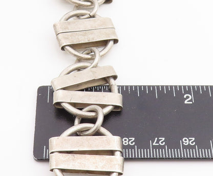 925 Sterling Silver Vintage Bracelet BRENDA SCHONFELD Wrapped Circles  BT11412