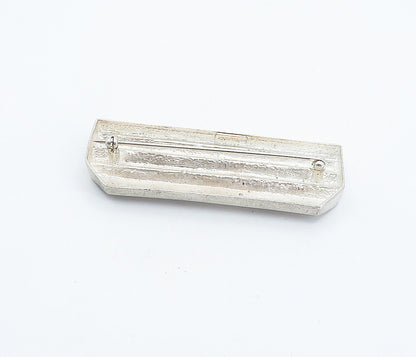 CHARLES KRYPELL 925 Sterling Silver  Vintage Modernist Brooch Pin  BP2898