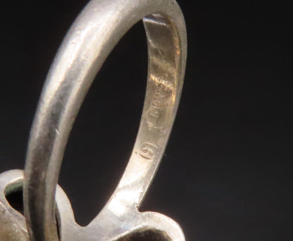 925 Sterling Silver  Vintage Open Twisted Butterfly Motif Ring Sz 6.5  RG25040