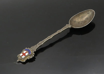 ENGLAND 925 Sterling Silver  Vintage London Coat Of Arms Souvenir Spoon TR2846