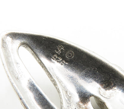 SHUBE 925 Sterling Silver  Vintage Modernist Family Motif Pendant  PT11977