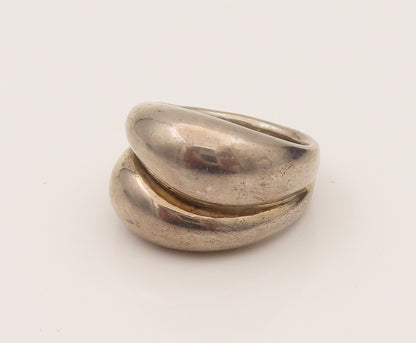 ESPO SIG 925 Silver  Vintage Puffy Scalloped Dome Fashion Ring Sz 6  RG26396