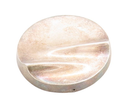 925 Sterling Silver Vintage Brooch Pin SWEDEN Brutalist Design Carved  BP11350