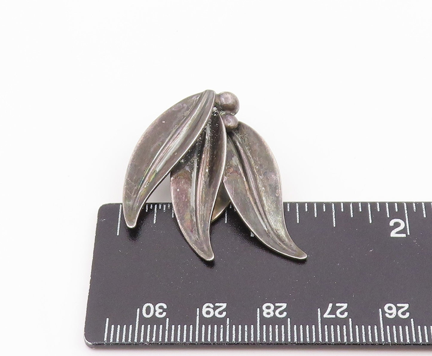 925 Sterling Silver Vintage Earrings GEORG JENSEN DEMNARK Single Lot  EG14296