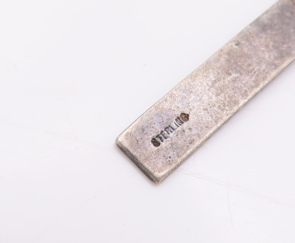 925 Sterling Silver Vintage Brooch GFMW Dangling Book Nut Scale Charm  BP11570