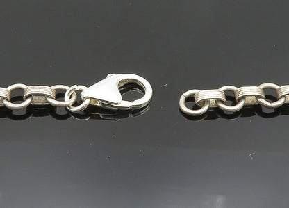 FREDERIC JEAN DUCLOS 925 Silver Sterling Vintage Ocean Theme Necklace NE3340
