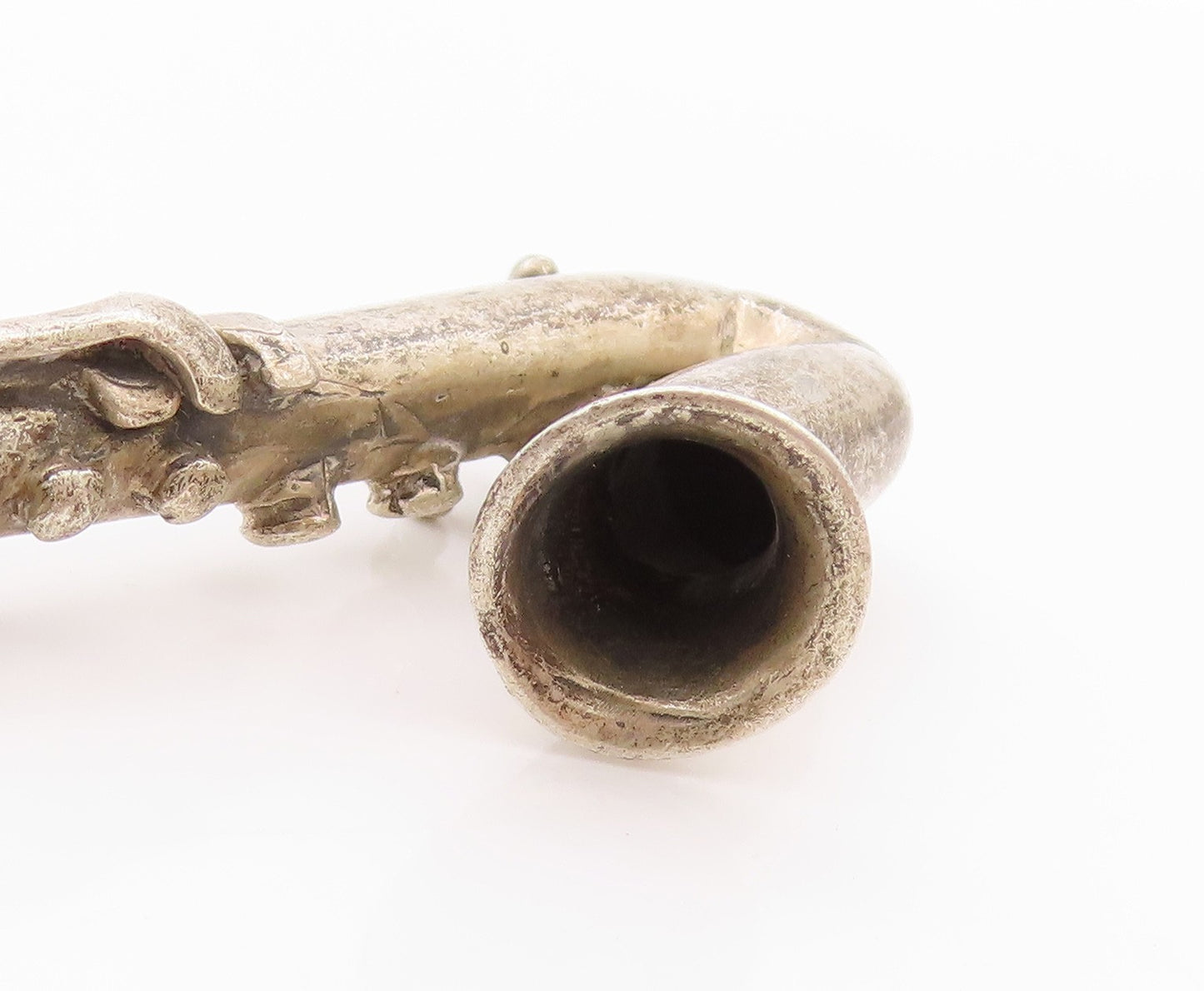 925 Sterling Silver Vintage Pin Collector Designer Saxophone Cutout  TR3925