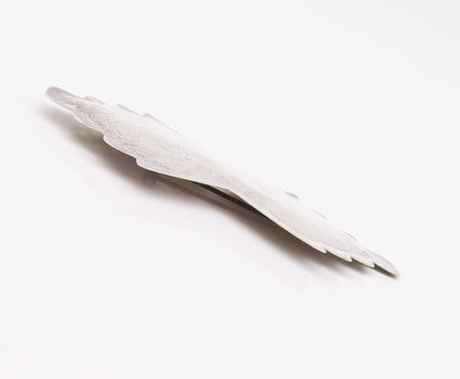 925 Sterling Silver Vintage Brooch Pin Designer Solid Cutout Bow Shape BP11195