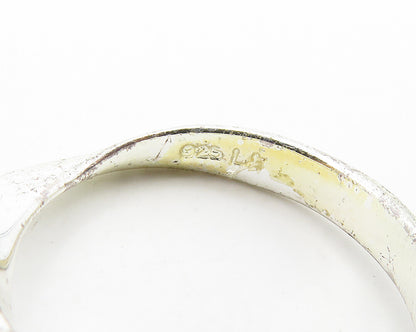925 LA Sterling Silver Vintage Inspirational Quote Band Ring Sz 9 RG18729