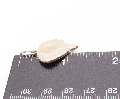 925 Sterling Silver Vintage Pendant TIFFANY & CO. Lancôme Leaf Cutout  PT24140