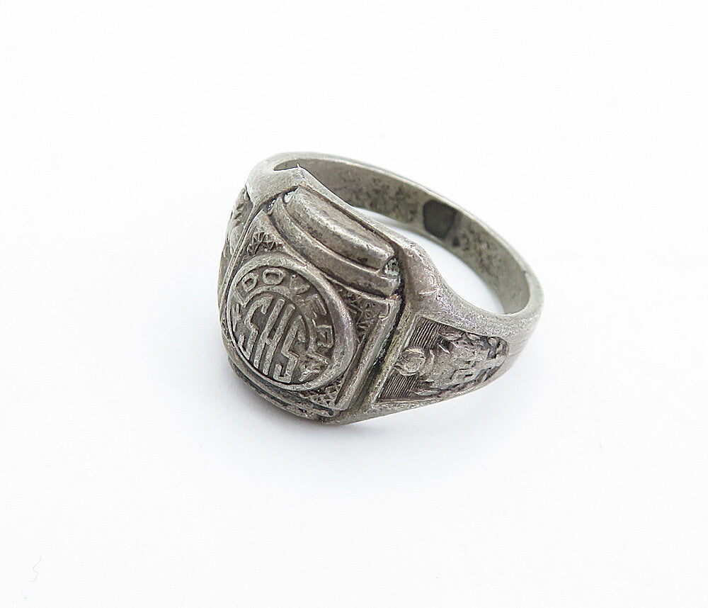 BALFOUR 925 Sterling Silver Vintage Dark Tone 1954 Class Ring Sz 6.5 RG4849