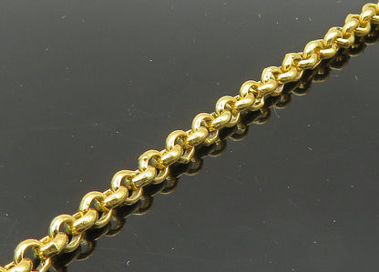 925 Sterling Silver  Vintage Druzy Stone Gold Plated Chain Necklace  NE3426