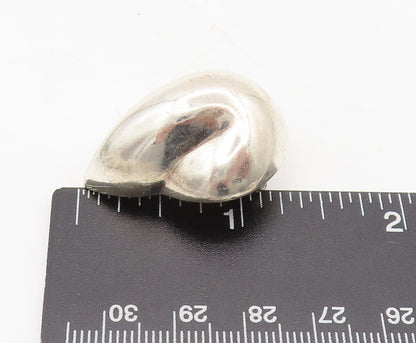 PARTICIA VON MUSULIN 925 Silver  Vintage Modernist Clip Back Earrings  EG12682