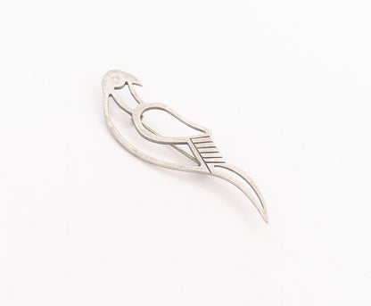 925 Sterling Silver Vintage Brooch Pin Cutout Bird Stencil  BP10882
