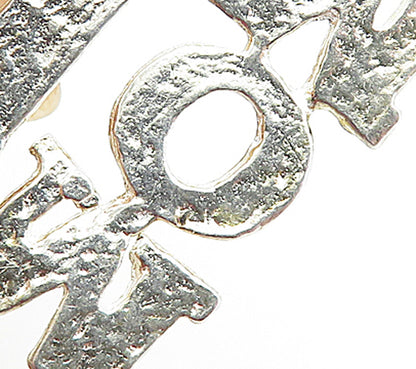 925 Sterling Silver  Vintage Shiny Diamond Cut Number One Mom Pendant  PT5152