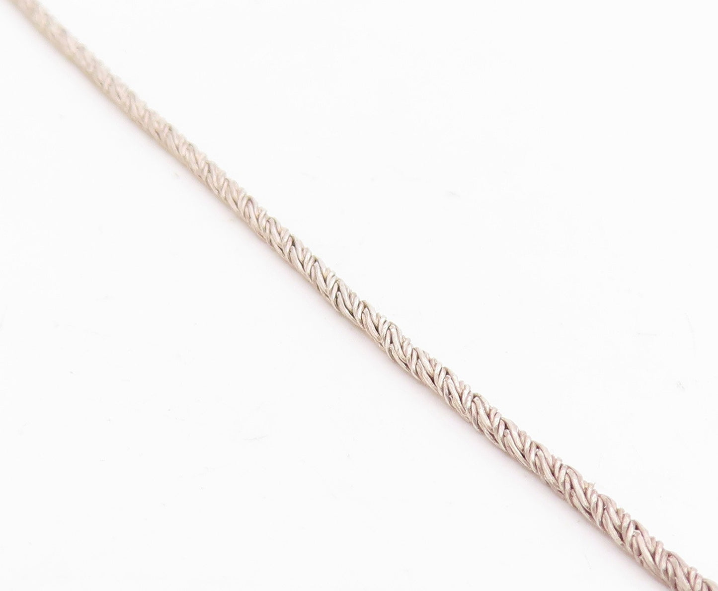 14k Gold & 925 Sterling Silver Vintage Necklace Elegant Pearl & CZ Drop  NE4861