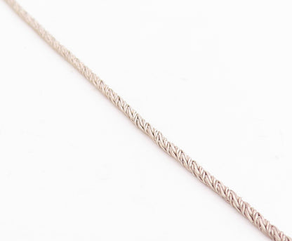 14k Gold & 925 Sterling Silver Vintage Necklace Elegant Pearl & CZ Drop  NE4861