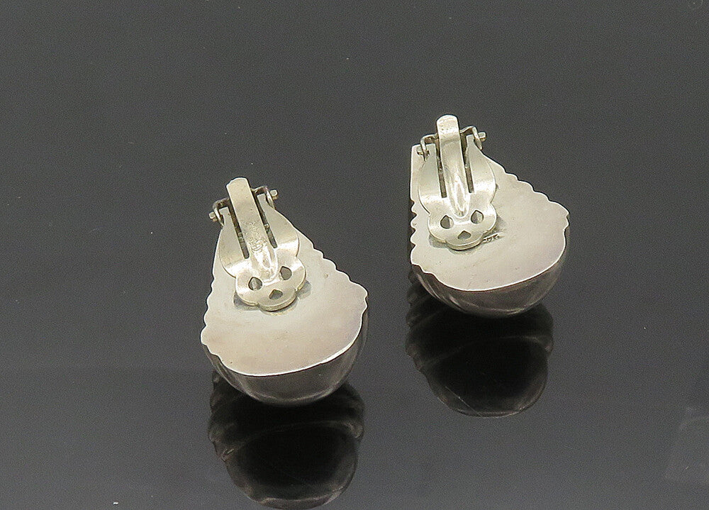 ZINA 925 Silver  Vintage Hollow Cone Shape Non Pierce Drop Earrings  EG10178