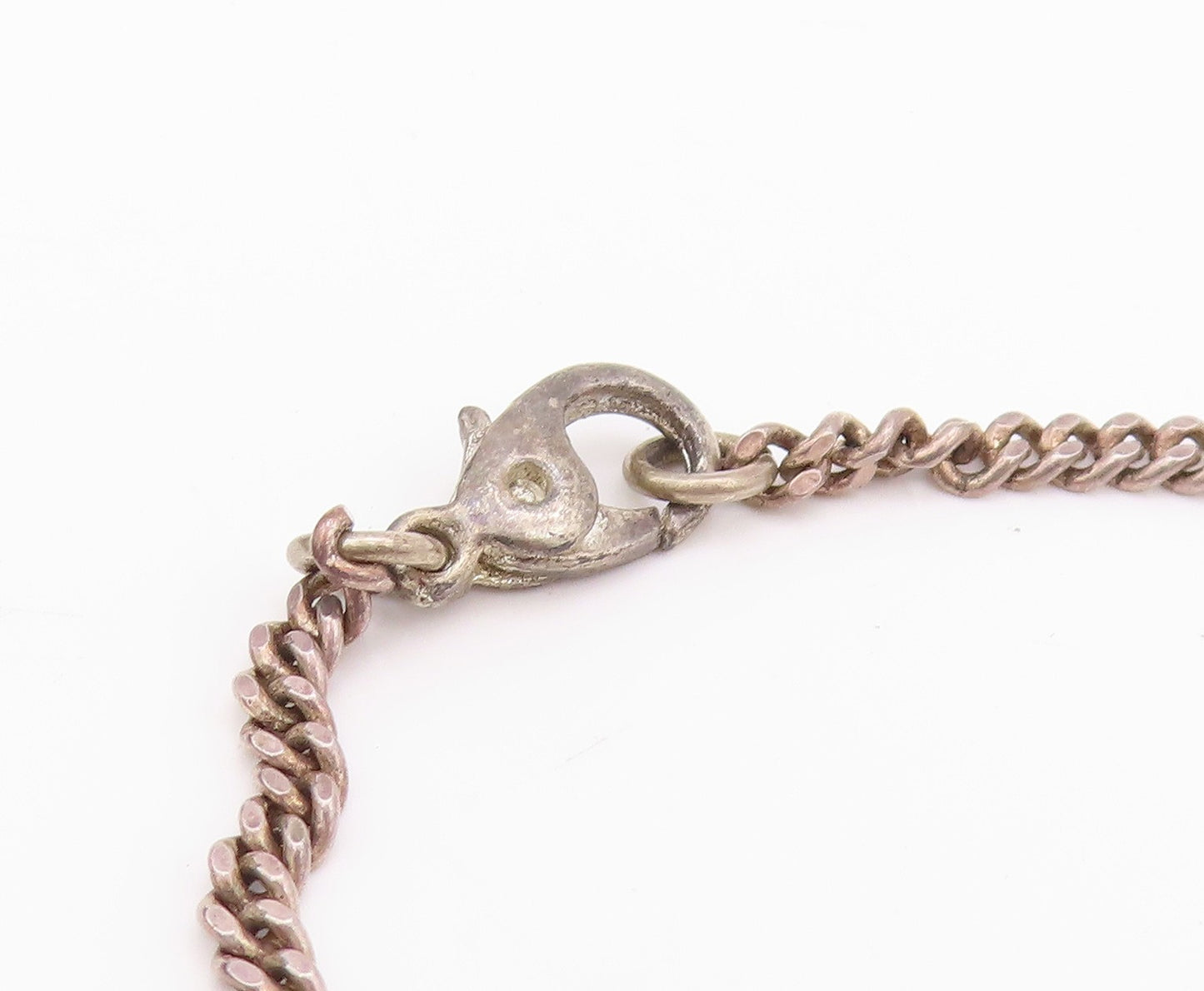 925 Sterling Silver Vintage Necklace YAACOV HELLER Solid Grooved Designer NE4489