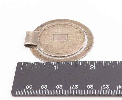 925 Sterling Silver Vintage Book Mark NAPIER Engraved Geometric Circle  TR4115