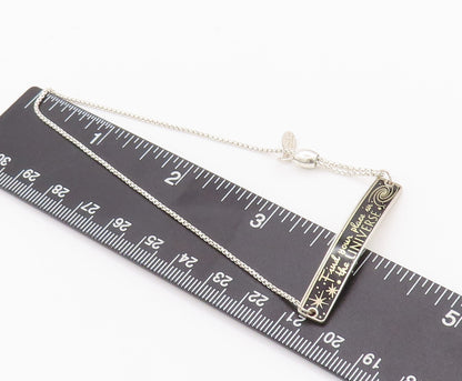 925 Sterling Silver Vintage Bracelet ALEX & ANI DISNEY Enameled Message  BT10347