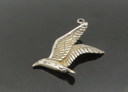 DESIGNER 925 Sterling Silver  Vintage Dark Tone Flying Bird Pendant  PT17119