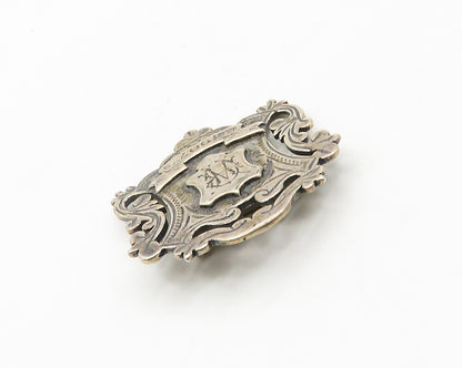 HP ENGLAND 925 Silver  Vintage Antique Handicap Award 1907 Brooch Pin  BP7449