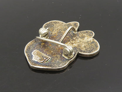 DISNEY 925 Sterling Silver  Vintage Minnie Mouse Face Brooch Pin  BP9272