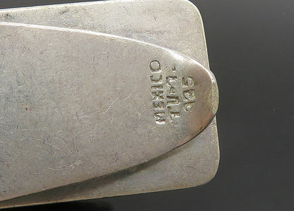 MEXICO 925 Sterling Silver  Vintage Shiny Native Chief Head Money Clip  TR3207