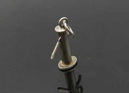 925 Sterling Silver  Vintage Petite Shiny Smooth Pendant  PT15919