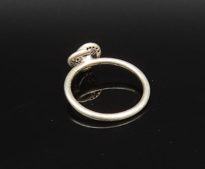 PANDORA 925 Silver  Vintage Crystal Pearl & Cubic Zirconia Ring Sz 6  RG25913