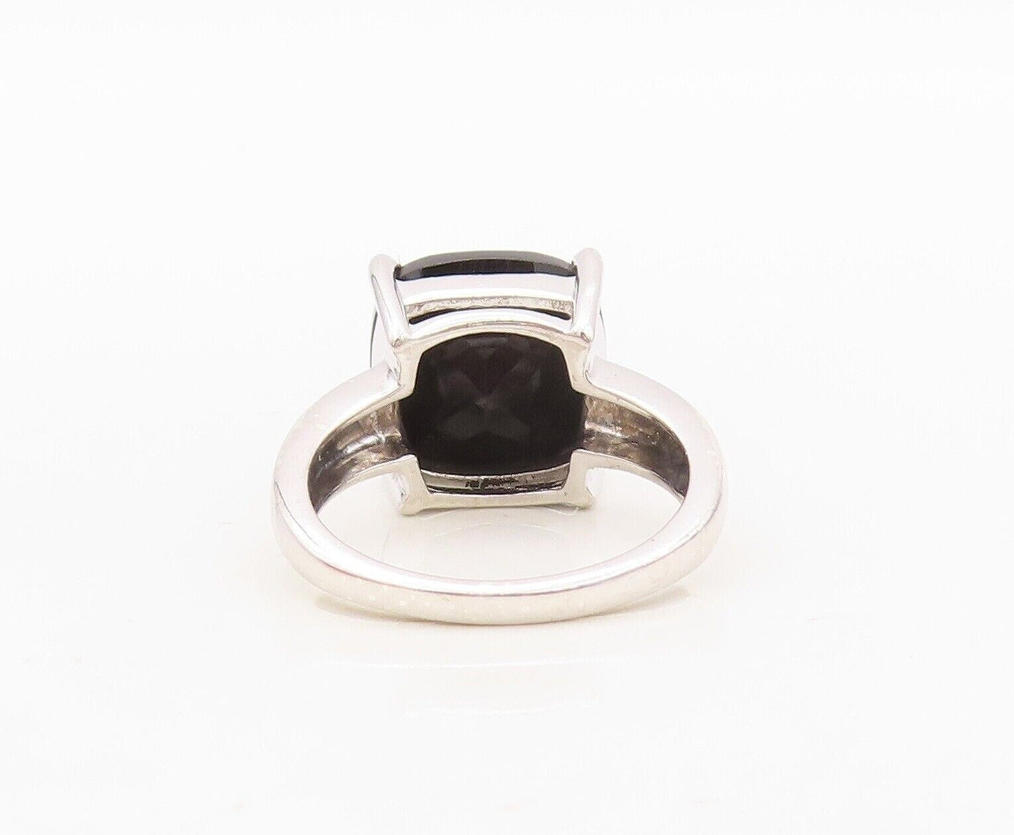 925 Sterling Silver Vintage Ring Minimalist Square Cut Spinel  Sz 7  RG30365