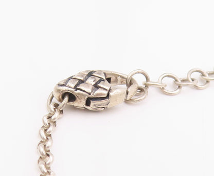 925 Sterling Silver Vintage Necklace Antique Elephant & Animal Kingdom   NE4584