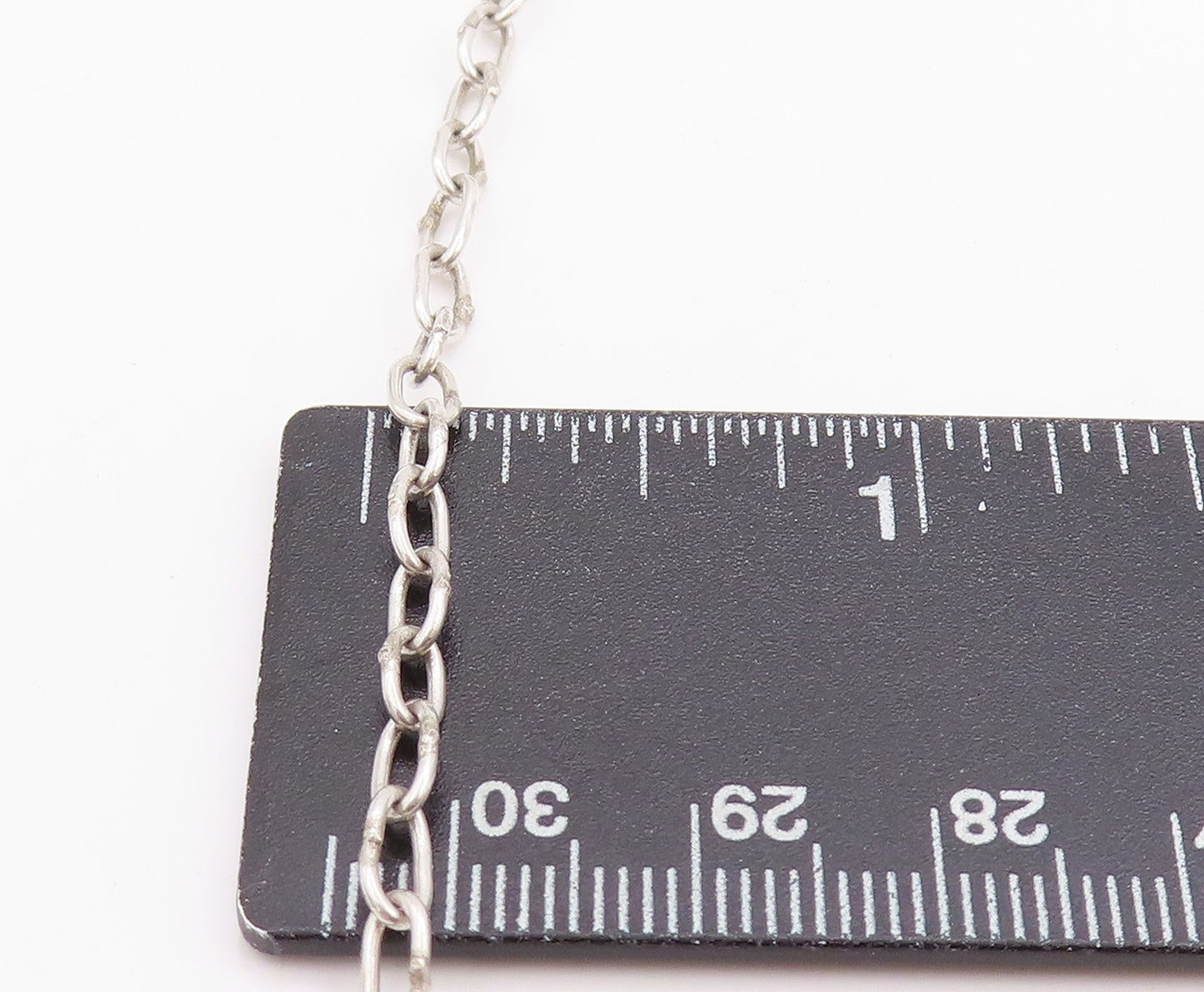 925 Sterling Silver Vintage Necklace MEXICO Oval Large Pill Box OPENS  NE4597