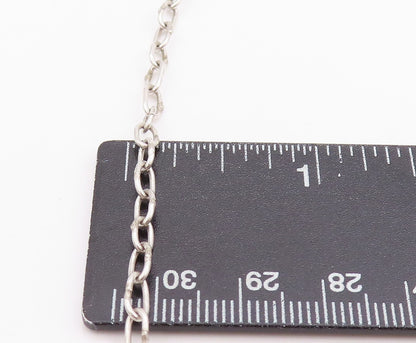 925 Sterling Silver Vintage Necklace MEXICO Oval Large Pill Box OPENS  NE4597