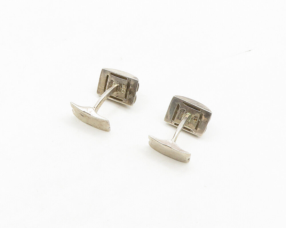 MICHAEL DAWKINS 925 Sterling Silver  Vintage Shiny Dome Cufflinks  TR2420