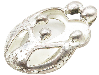 CAROLYN POLLACK RELIOS 925 Silver  Vintage Modernist Family Pendant  PT12581